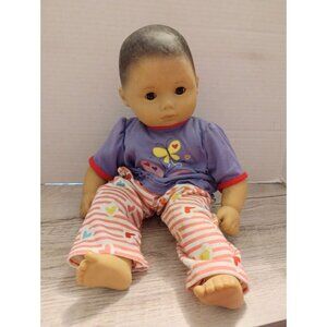 American Girl Bitty Baby Doll With Heart Pajamas 15 Inches Soft Body Vinyl Head